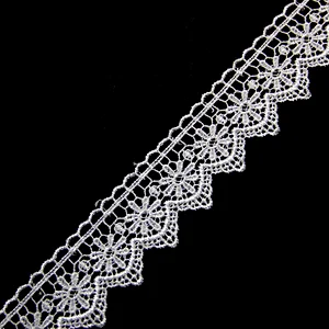 3.5cm Fashionable Design Embroidery Chemical Lace Fabric