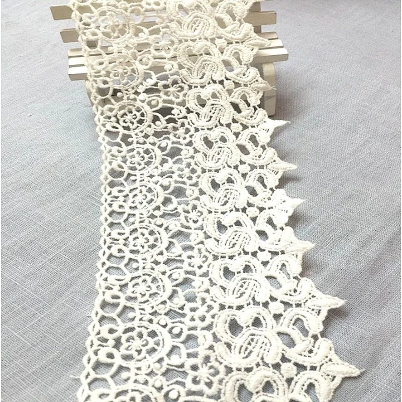 2019 cotton lace african lace fabric chemical lace trim