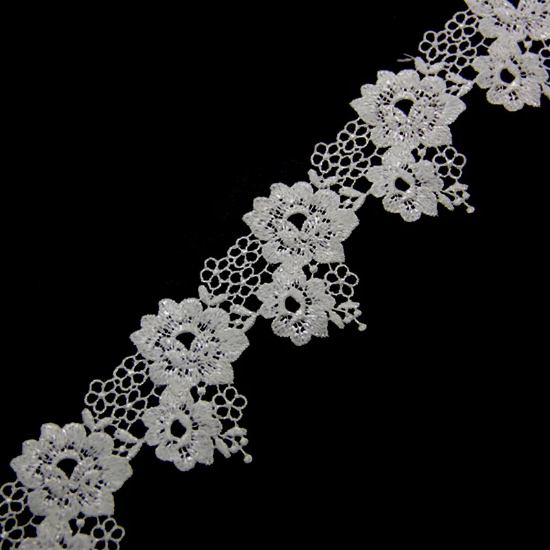 5.5cm Gurpure Embroidery Chemical Lace with Flower Design