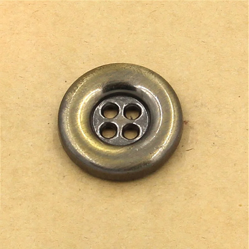 Round Metal Button Accessories for Garment
