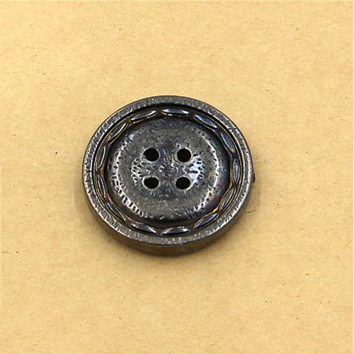 Round Metal Button Accessories for Garment