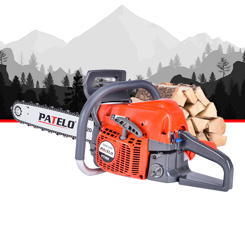 Gasoline chainsaw PT998 for patelo