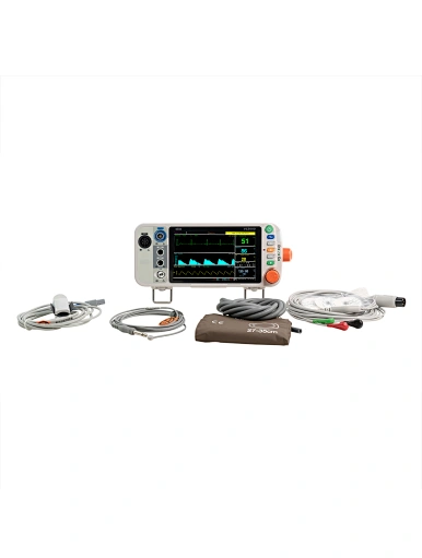  VS2000V Veterinary 7.1 Vital Signs Monitor with ECG, SPO2,  NIBP,Temp, RESP, PR : Industrial & Scientific