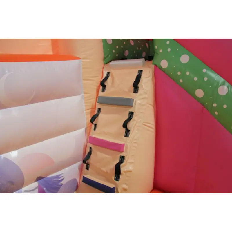Cute inflatable  pink princess jumping house for sale, backyard open jumping moonwalks for sale