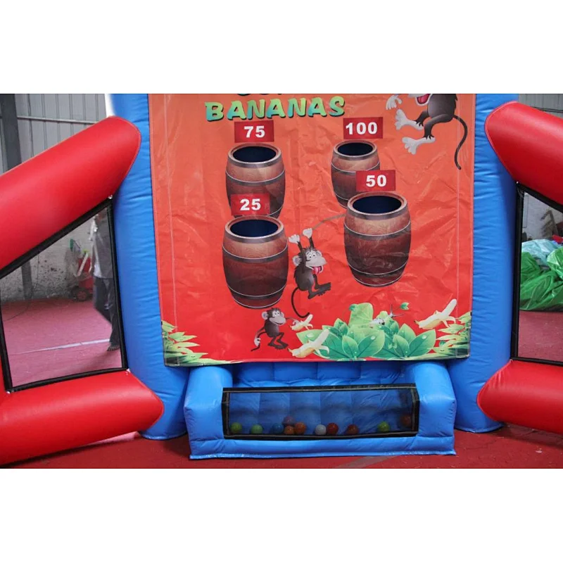 Summer  carnival 6 in 1 sport games, amusement park rental hot games for sale,inflatable funfair use hire games for rentals