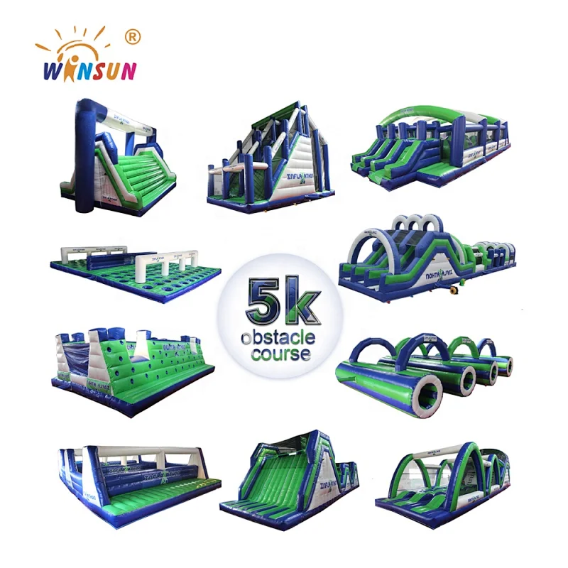 Hot sale inflatable 5k obstacle course, 5k inflatable obstacle course