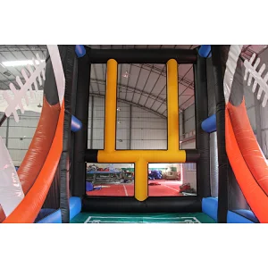 Inflatable American football toss game Challenge sports game, giant inflatable rugby American football field goal
