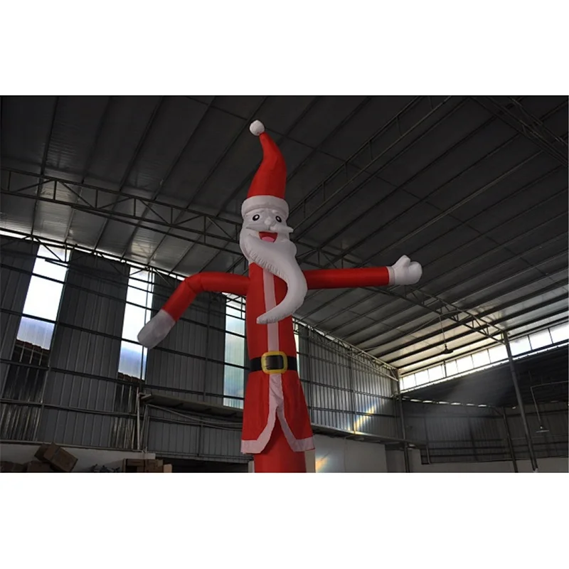 Factory Price Christmas sky dancer dancing man, Santa claus inflatable sky dancer