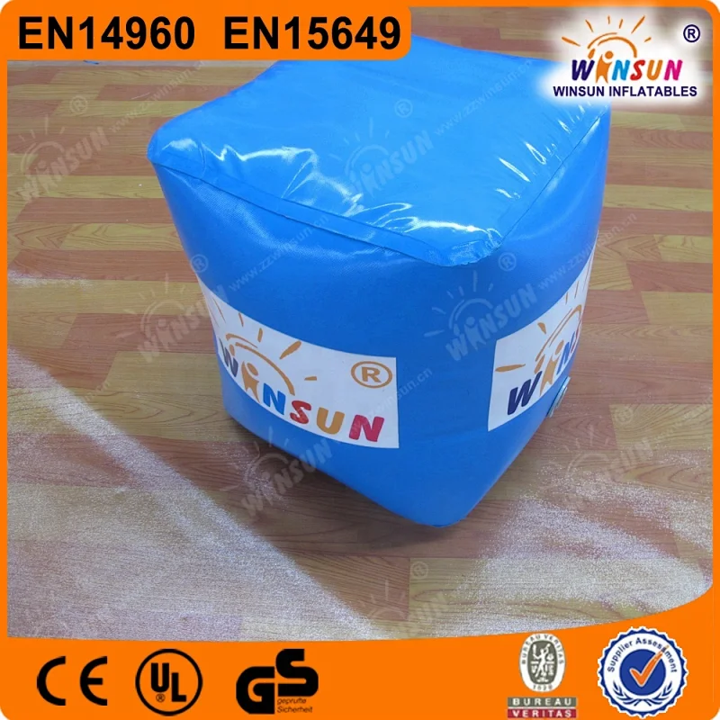 Sealed airtight floating inflatable stool models for promotion