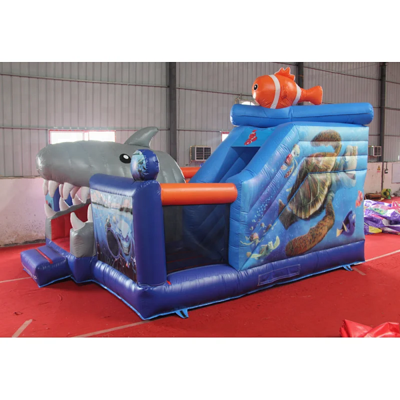 strong and durable inflatable bouncer combo slide