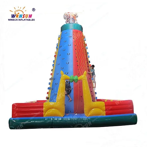 Popular inflatable rock climbing wall/large inflatable climbing games