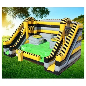 2018 HOT giant inflatable sports game, inflatable toxic twister game Inflatable Toxic Twister Interactive for Rental and sale