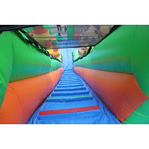 Adrenaline inflatable jumping platform sport games,inflatable monkey slides games with jumping platform  for sale and rentals