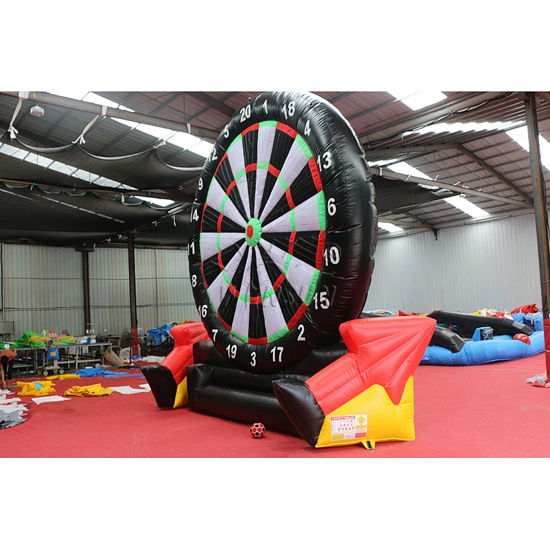 Buy soccer ball sticky dart board, inflatable football tossing sport games,target throwing sport games for sale