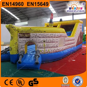 Outdoor sports PVC Jumping Bouncy inflatable Pirate Ship