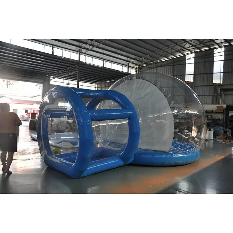 High quality christmas inflatable snow globe, outdoor snow globe inflatable decorations