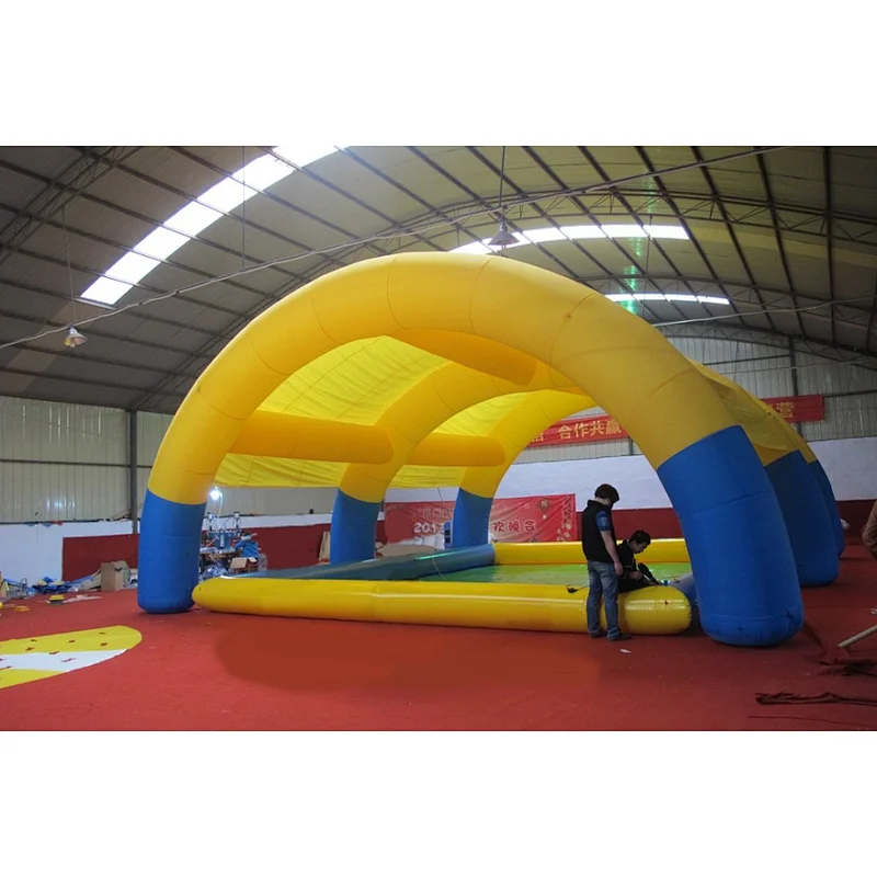 Fast Delivery Inflatable Water Swimming Pool With Tent