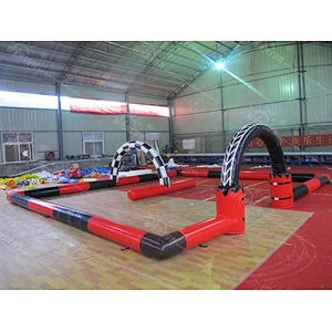 inflatable race track for sale inflatable go kart race track