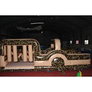 Mini designing inflatable mini camouflage obstacle course,obstacle run rides,small inflatable jumping obstacles for rental