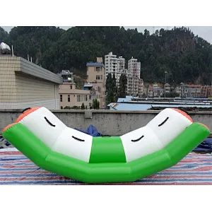Summer ocean inflatable single/double totter floating water game for kids,inflatable teeter totter water toy