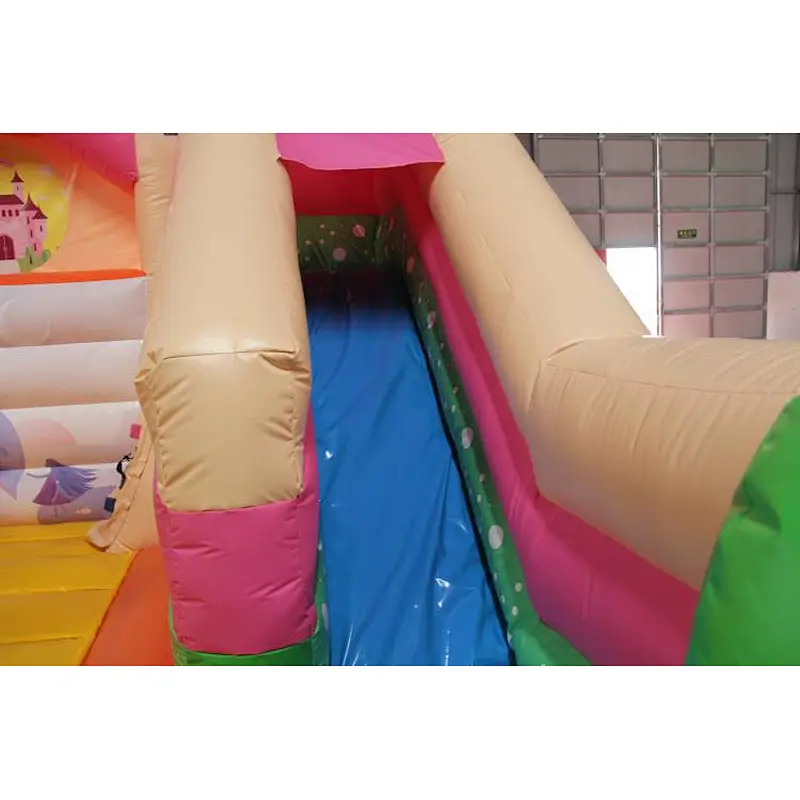 Cute inflatable  pink princess jumping house for sale, backyard open jumping moonwalks for sale