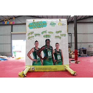 Customized connect 4 inflatable basketball connect 4 game for sale