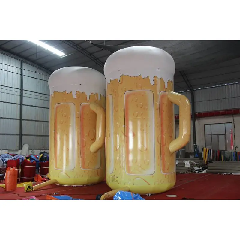 Customized Giant inflatable beer mug/inflatable beer bottle/inflatable beer glass for Oktoberfest advertising