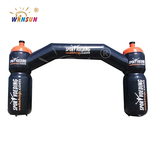 oxford or PVC advertising inflatable arch price inflatable bottle arch