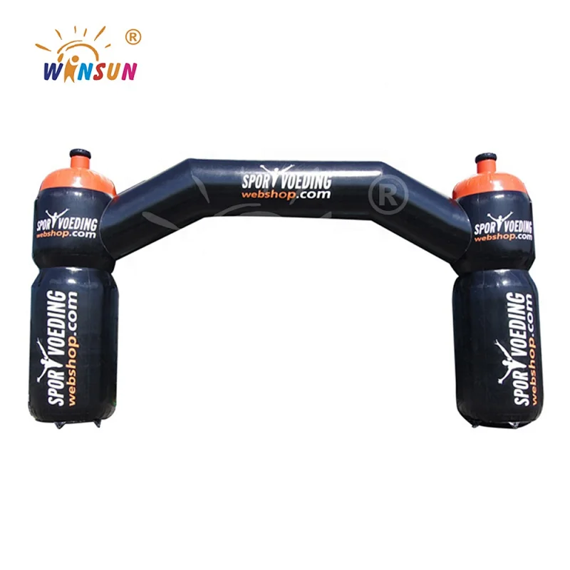 oxford or PVC advertising inflatable arch price inflatable bottle arch