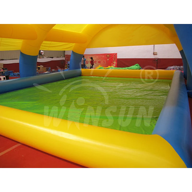 Fast Delivery Inflatable Water Swimming Pool With Tent