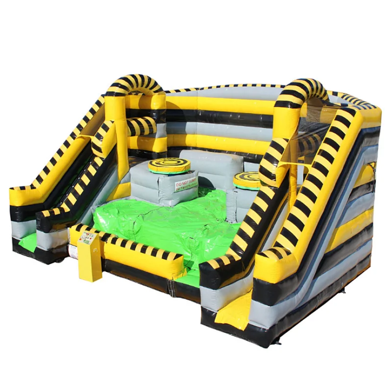 2018 HOT giant inflatable sports game, inflatable toxic twister game Inflatable Toxic Twister Interactive for Rental and sale