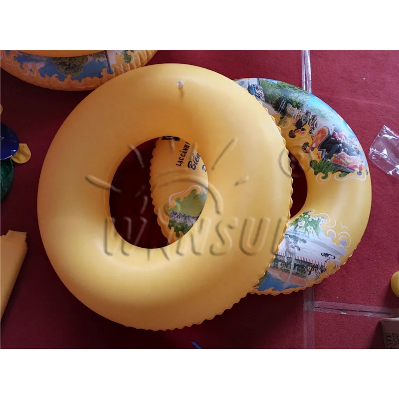 Hot sale inflatable round rive swimming float ring, colourful swimming ring adult