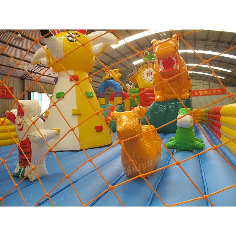 CE PVC inflatable amusement park giant inflatable fun city