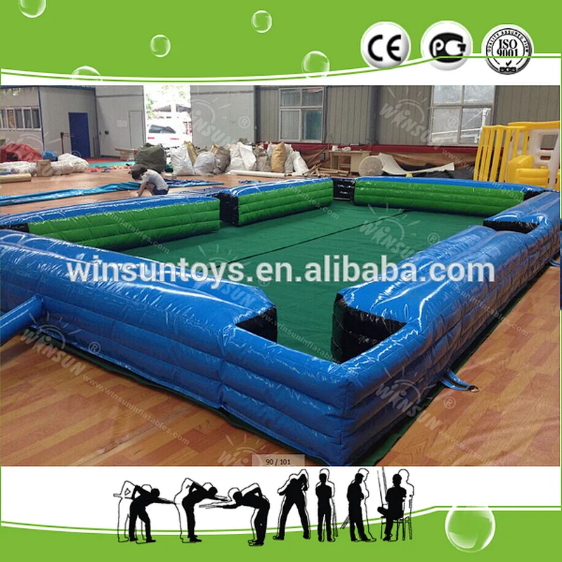 0.55mm PVC Tarpaulin Inflatable Snooker Football Pitch