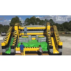 2018 HOT giant inflatable sports game, inflatable toxic twister game Inflatable Toxic Twister Interactive for Rental and sale
