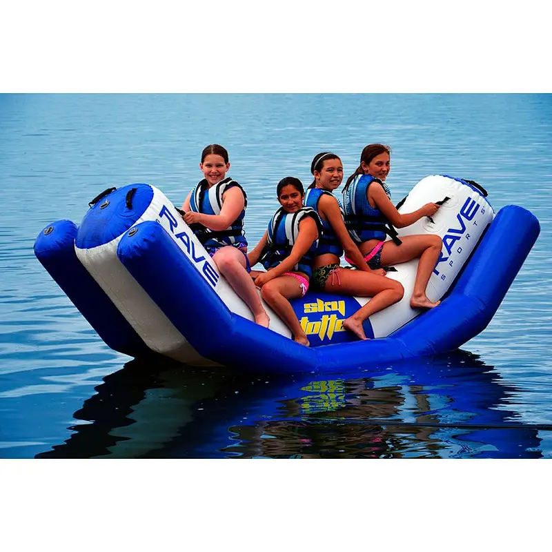 Summer ocean inflatable single/double totter floating water game for kids,inflatable teeter totter water toy