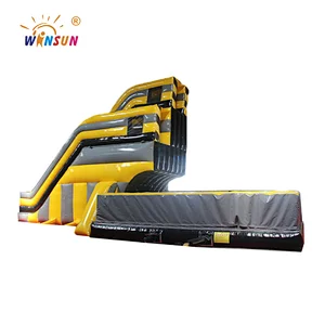 Double inflatable jump platform, inflatable air cushion,inflatable air bed