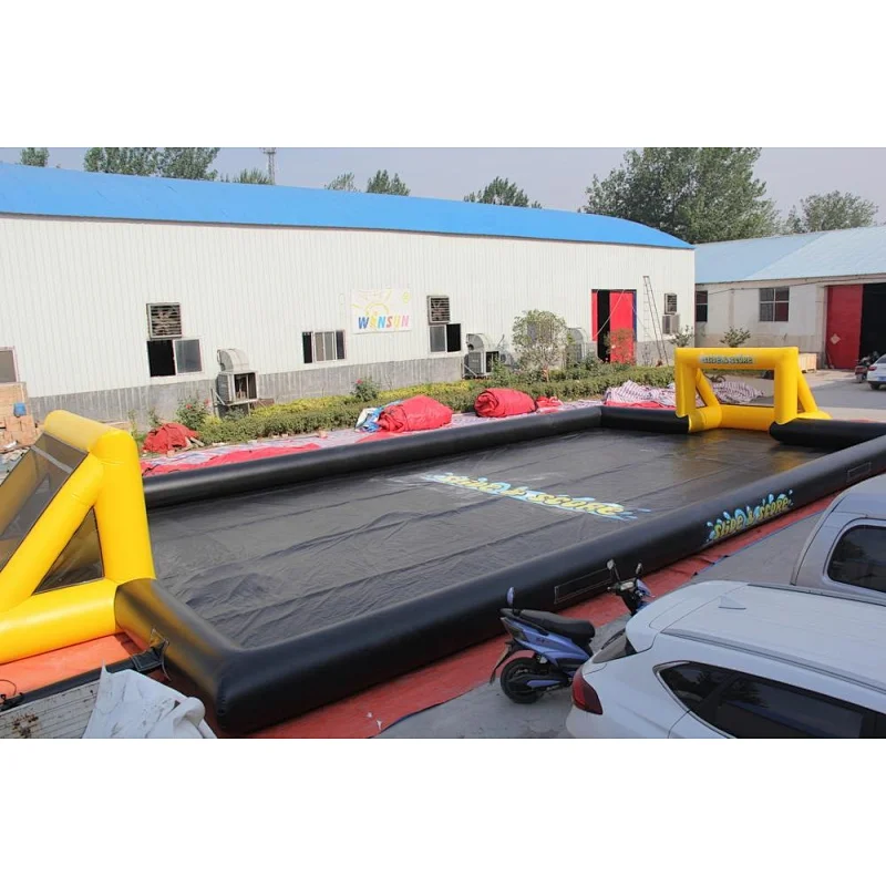 Amusement park Inflatable football foam ponds,soap pool and inflatable foam lagoons