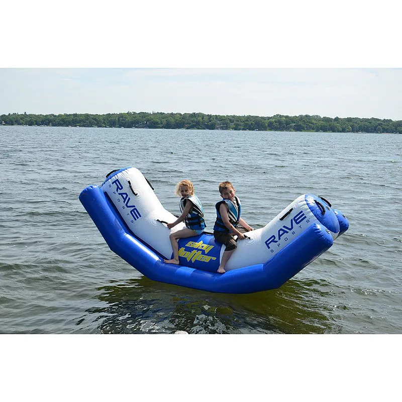Summer ocean inflatable single/double totter floating water game for kids,inflatable teeter totter water toy