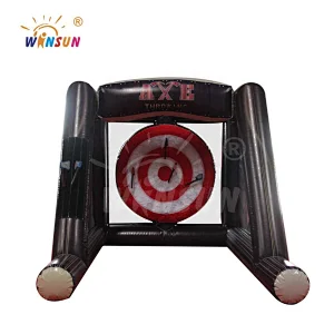 Amusement park inflatable single axe lumberingsport games. lumberman tossing games. rosser axe throwing sport games for sale