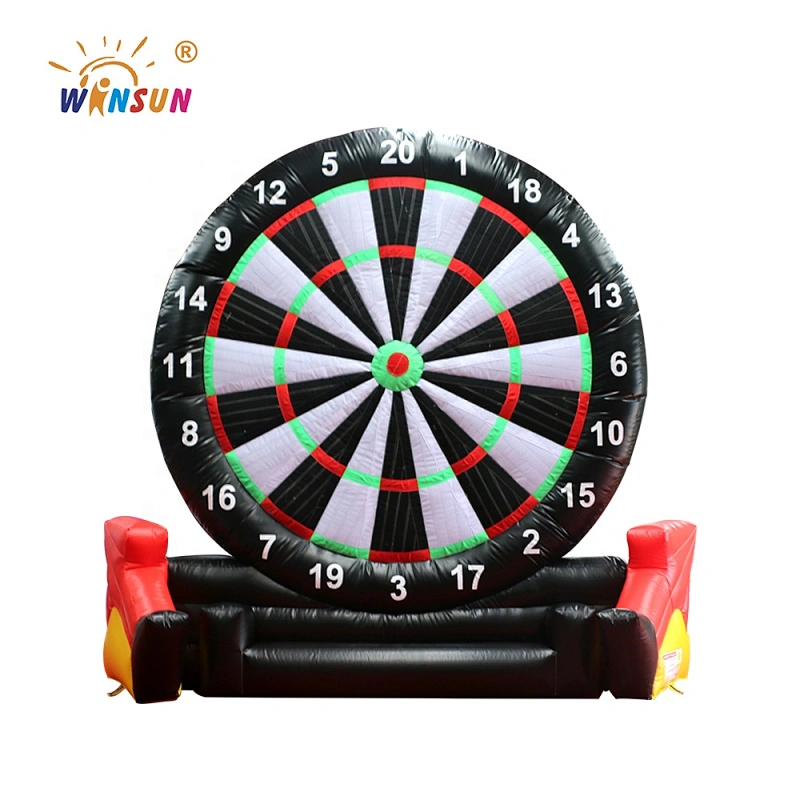 Buy soccer ball sticky dart board, inflatable football tossing sport games,target throwing sport games for sale