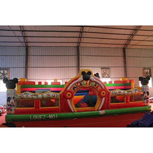 Amusement park cartoon theme bounce game,inflatable animal world bounce house, inflatable cartoon jumping trampolines for hire