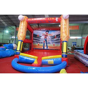Hot sale batter up baseball game, inflatable baseball sports game