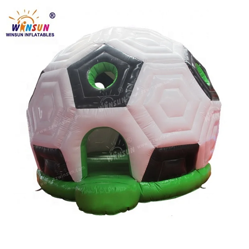 Commercial cheap bounce houses football inflatable jumping castle