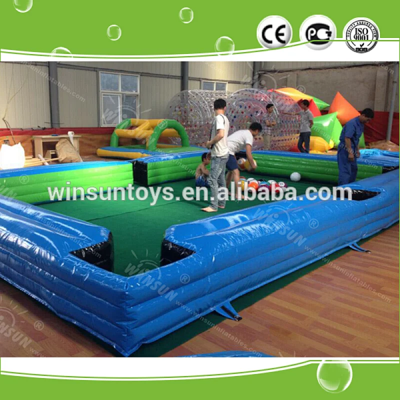 0.55mm PVC Tarpaulin Inflatable Snooker Football Pitch