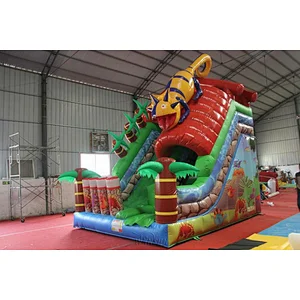 Inflatable lizard Slide