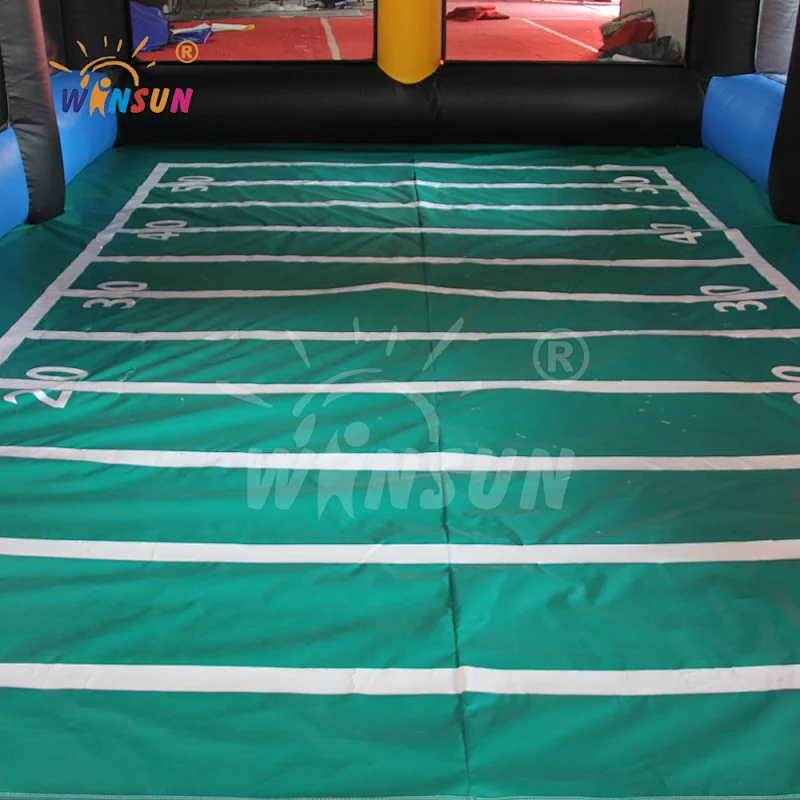 Inflatable American football toss game Challenge sports game, giant inflatable rugby American football field goal