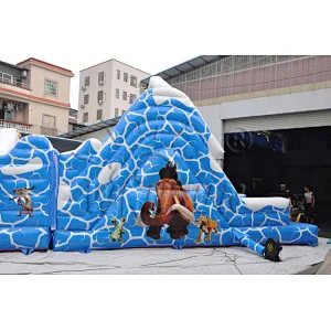 Challenge commercial outdoor kids inflatable obstacle course