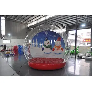 Ads decoration  inflatable snow show balls, Christmas snow globe,inflatable Christmas display ball for decoration