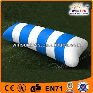EN15649 Water floating pillow tube inflatable trampoline blob